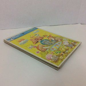 Lot Three Frame Tray Puzzles Duck Bird House